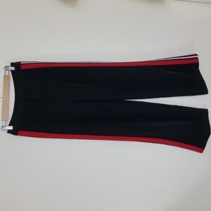 Honey Punch Track Pants Red & White Stripes Size M